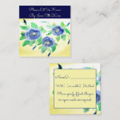 Carte de réponse faire-part de mariage (Devant / Derrière)