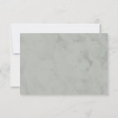 Carte de réponse feuillage de rêve (Dos)