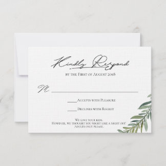 Carte de réponse finale pour Candice