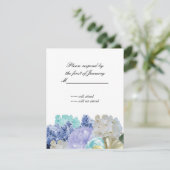 Carte de réponse florale de rêve (Debout devant)