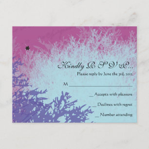 Carte- de réponse FRANÇAISE de bat mitzvah de