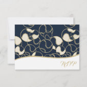 Carte de réponse Gold de base-ball (Dos)