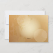 Carte de réponse Gold Magnolia (Dos)