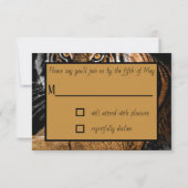 Carte de réponse Golden Tiger (Dos)