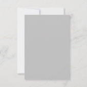 Carte de réponse gris tout usage (Dos)