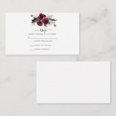 Carte de réponse Halloween (Devant / Derrière)