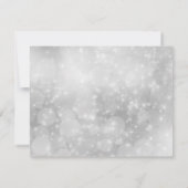 Carte de réponse humoristique pour mariage en floc (Dos)