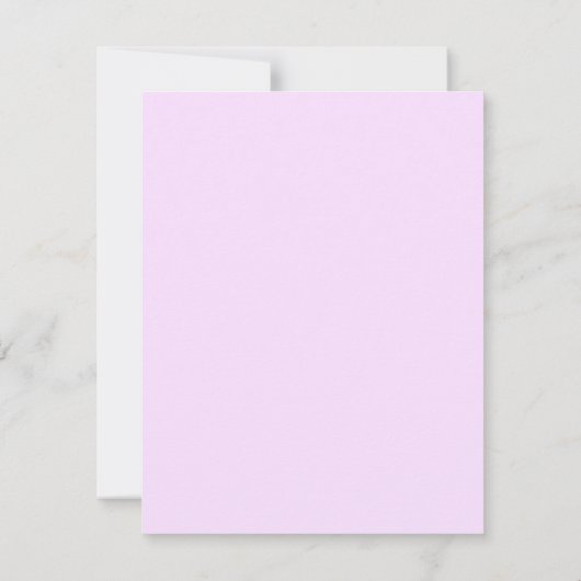 Carte de réponse Hydrangeas rose (Dos)