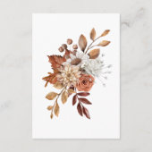 Carte de réponse incluse pour le bouquet floral d' (Dos)