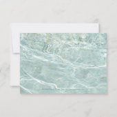 Carte de réponse incluse pour mariage nautique Che (Dos)