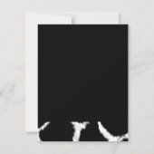 Carte de réponse initiale noir et blanc (Dos)