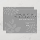 CARTE DE RÉPONSE Inséparable Peacock (Devant / Derrière)