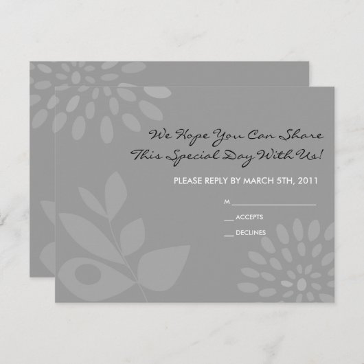 CARTE DE RÉPONSE Inséparable Peacock (Devant / Derrière)