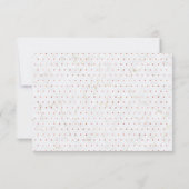 Carte de réponse insert simple moderne en marbre (Dos)