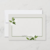 Carte de réponse Jasmine (Dos)
