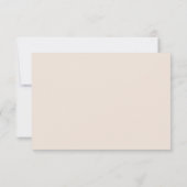 Carte de réponse Lilac et Cream (Dos)