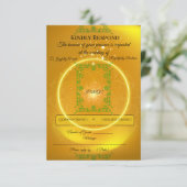 | Carte de réponse Luxe Moderne (Debout devant)