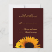 Carte de réponse mariage (Devant)