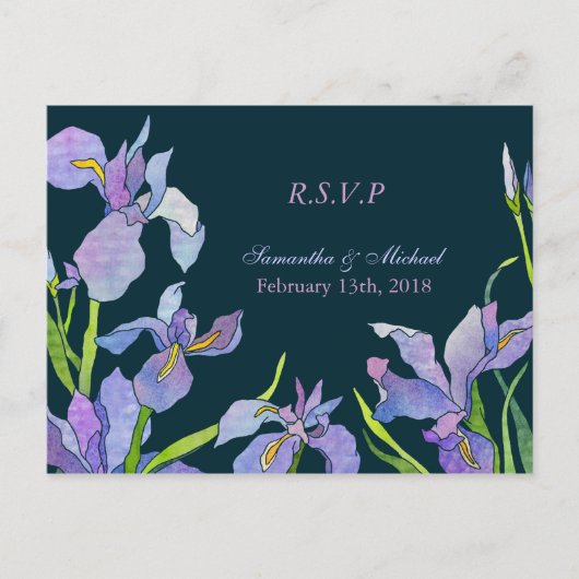 Carte de réponse mariage (Devant)