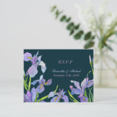 Carte de réponse mariage (Debout devant)