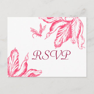Carte de réponse mariage
