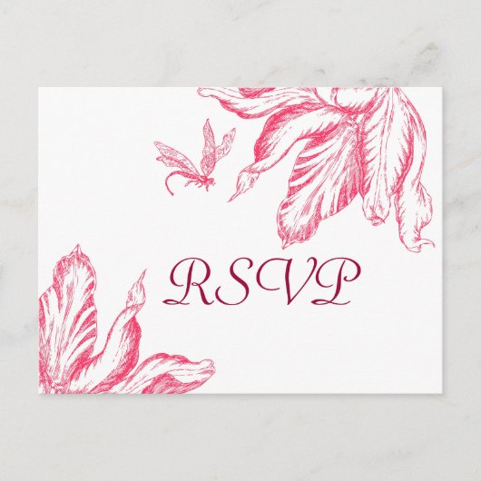 Carte de réponse mariage (Devant)