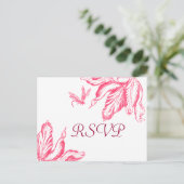 Carte de réponse mariage (Debout devant)