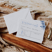 Carte de réponse Mariage Chinoiserie avec choix de