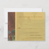 Carte de réponse Mariage de cheval Whimsical (Devant)