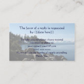 Carte de réponse Mariage Lake Tahoe (Devant)
