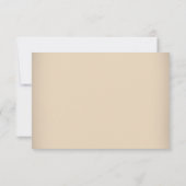 Carte de réponse Mariage vintage Winery (Dos)