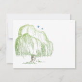 Carte de réponse Mariage Willow Tree (Dos)