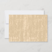 Carte de réponse Mason Jar & Fleurs sauvages (Dos)