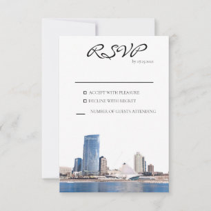 Carte de réponse Milwaukee Skyline