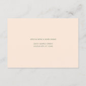 Carte de réponse minimale et moderne pour mariage (Dos)