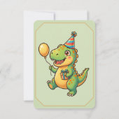 Carte de réponse modifiable pour l'anniversaire d' (Dos)