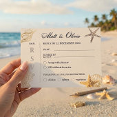 Carte de réponse modifiable pour mariage sur la cô