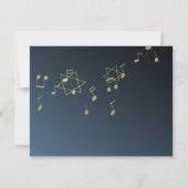 Carte de réponse Music Bar Mitzvah (Dos)