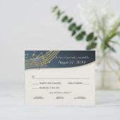 Carte de réponse Music Bar Mitzvah (Debout devant)