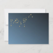 Carte de réponse Music Bar Mitzvah (Dos)