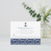 Carte de réponse nautique (Debout devant)