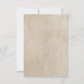 Carte de réponse Orange Gothique (Dos)