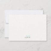 Carte de réponse Papillon Canvas (Dos)