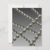 Carte de réponse Perles classiques (Dos)