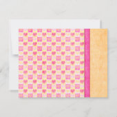 Carte de réponse personnalisable Gerbera Daisy (Dos)