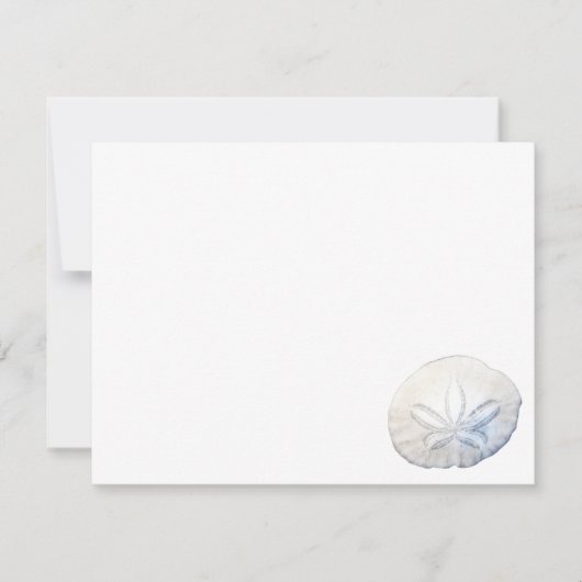 Carte de réponse photo de dollar de sable (Devant)