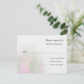 Carte de réponse Pink Phlox (Debout devant)