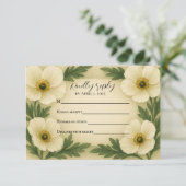 Carte de réponse Poppy Drift (Debout devant)