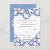 Carte de réponse pour 3ème anniversaire de mariage (Devant / Derrière)