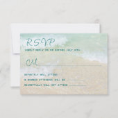 Carte de réponse pour 'By the Sea' avec nombre de (Devant)